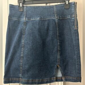 SO Dark Blue Denim Mini Skirt